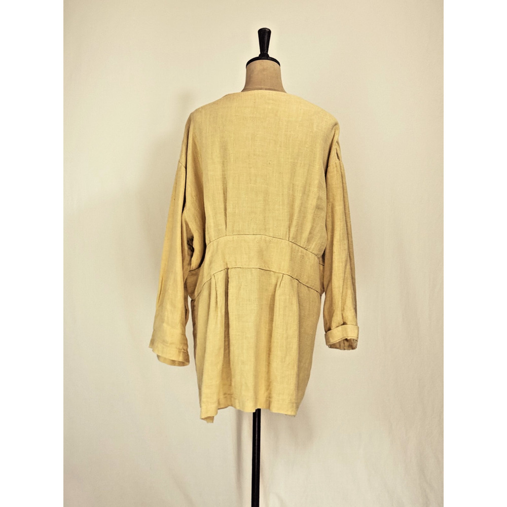 Stunning KRISTA LARSON One Size Yellow Art to Wear Jacket #0045 - Picture 3 of 12